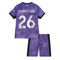 Liverpool Andrew Robertson #26 Tredjedraktsett Barn 2023-24 Kortermet (+ Korte bukser)
